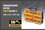 Oferta de Organizador DS100 DWST83394-1  por 56,95€ en Dewalt