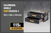 Oferta de Cajonera Doble DWST83529-1 por 115€ en Dewalt