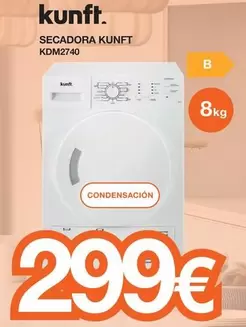 Oferta de Kunft - Secadora KDM2740  por 299€ en Expert