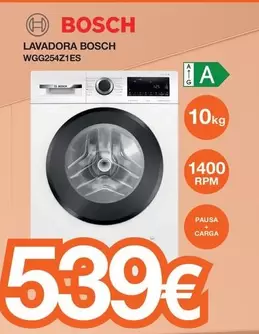 Oferta de Bosch - Lavadora WGG254Z1ES  por 539€ en Expert