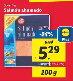 Oferta de Ocean sea - Salmon Ahumado por 5,29€ en Lidl