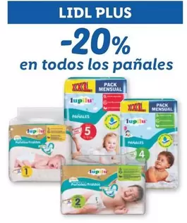 Oferta de Pañales en Lidl