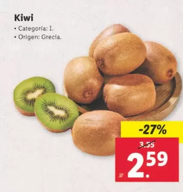 Oferta de Kiwi por 2,59€ en Lidl