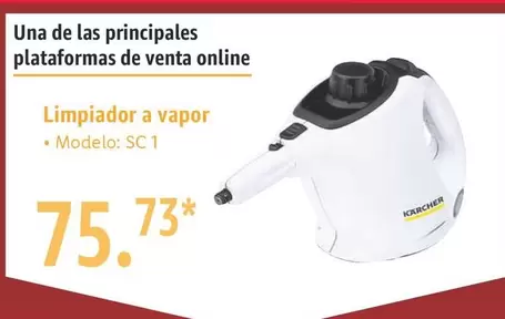 Oferta de Limpiador A Vapor por 75,73€ en Lidl