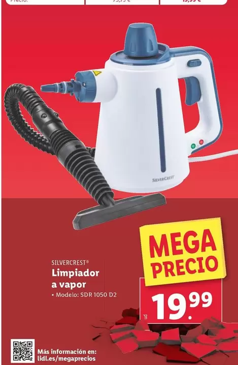 Oferta de SilverCrest - Limpiador a vapor por 19,99€ en Lidl