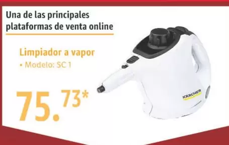 Oferta de Limpiador A Vapor por 75,73€ en Lidl