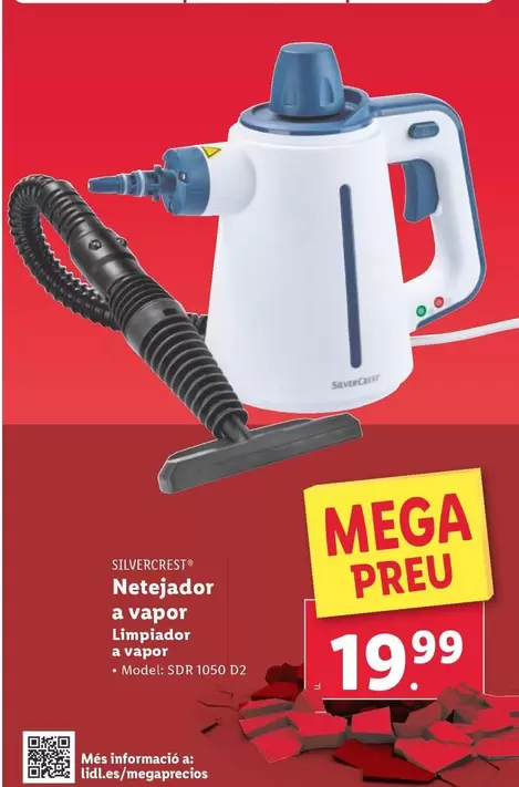 Oferta de SilverCrest - Netejador A Vapor por 19,99€ en Lidl