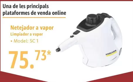 Oferta de Sc - Netejador A Vapor por 75,73€ en Lidl