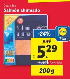 Oferta de Ocean Sea - Salmon Ahumado por 5,29€ en Lidl