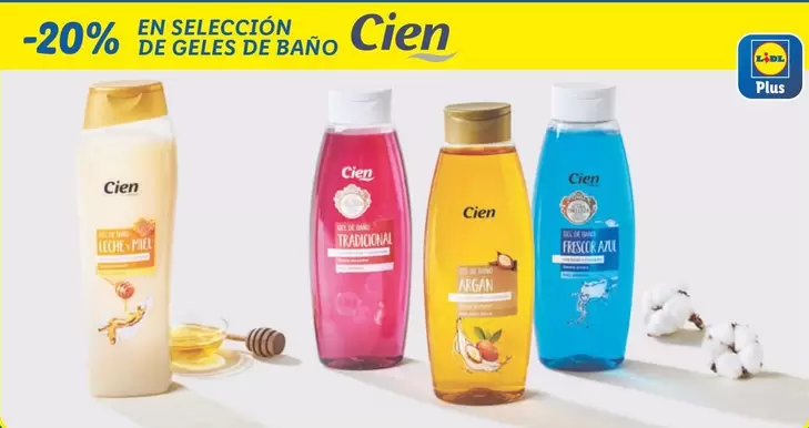 Oferta de Cien - En Seleccion De Geles De Bano en Lidl