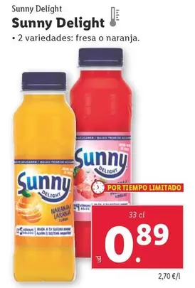 Oferta de Sunny Delight - Delight por 0,89€ en Lidl