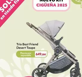 Oferta de Trío Best Friend Desert Taupe por 649€ en Prénatal