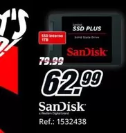 Oferta de Plus - Sandisk por 62,99€ en MediaMarkt