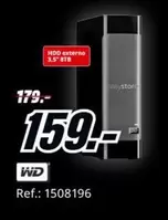 Oferta de WD - HDO Excerno 3.5" 8TB por 159€ en MediaMarkt