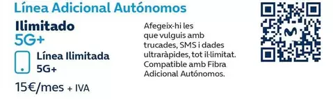 Oferta de Linea Adicional Autonomos/ Llimitado en Movistar