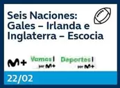 Oferta de Seis Naciones/ Gales Irlanda E Inglaterra Escocia en Movistar