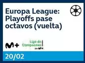 Oferta de Europa League/ Playoffs Pase Octavos en Movistar