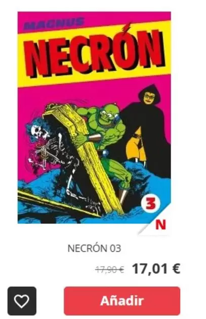 Oferta de Necron 03 por 17,01€ en Norma Comics