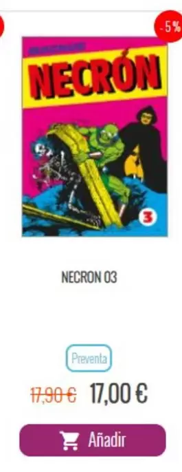 Oferta de Necron 03 por 17€ en Generación X