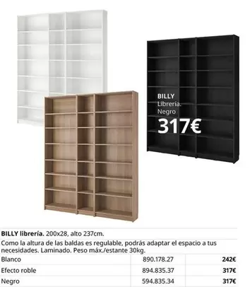Oferta de Billy - Billy por 317€ en IKEA
