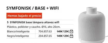 Oferta de Wifi - YSMFONISK / BASE + WIFI por 149€ en IKEA