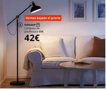 Oferta de Lampara De Pie/leguma por 42€ en IKEA