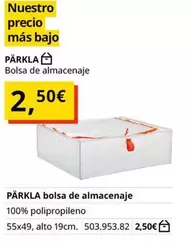 Oferta de Bolsa De Almacenaje por 2,5€ en IKEA