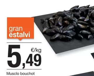 Oferta de Musclo Bouchot por 5,49€ en BonpreuEsclat