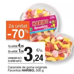 Oferta de Haribo - Caramels De Goma Originals Favoritos por 4,99€ en BonpreuEsclat