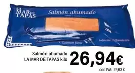 Oferta de La Mar De Tapas - Salmon Ahumado por 26,94€ en Cash Ifa