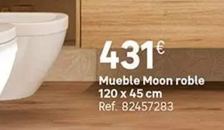 Oferta de Mueble Moon Roble por 431€ en Leroy Merlin