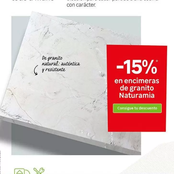 Oferta de En Encimeras De Granito en Leroy Merlin