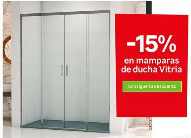 Oferta de En Mamparas De Ducha Vitri en Leroy Merlin