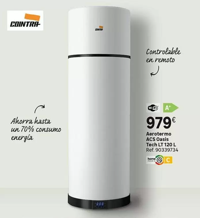 Oferta de Cointra - Aerotermo ACS Oasis por 979€ en Leroy Merlin