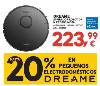 Oferta de Aspirador Robot D9 Max Genz Mopa por 223,99€ en Worten