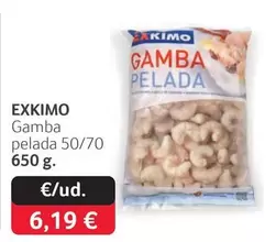 Oferta de Exkimo - Gamba Pelada por 6,19€ en Gros Mercat