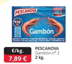 Oferta de Pescanova - Gambón Nº 2 por 7,89€ en Gros Mercat