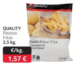 Oferta de Quality - Patatas Fritas por 1,57€ en Gros Mercat