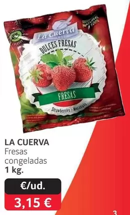 Oferta de La Cuerva - Fresas Congeladas por 3,15€ en Gros Mercat