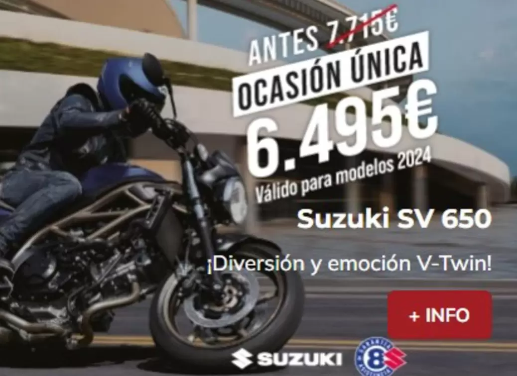 Oferta de Suzuki Sv 650 por 6495€ en El Motorista