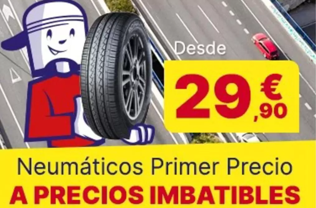 Oferta de Neumáticos  por 29,9€ en Carter Cash