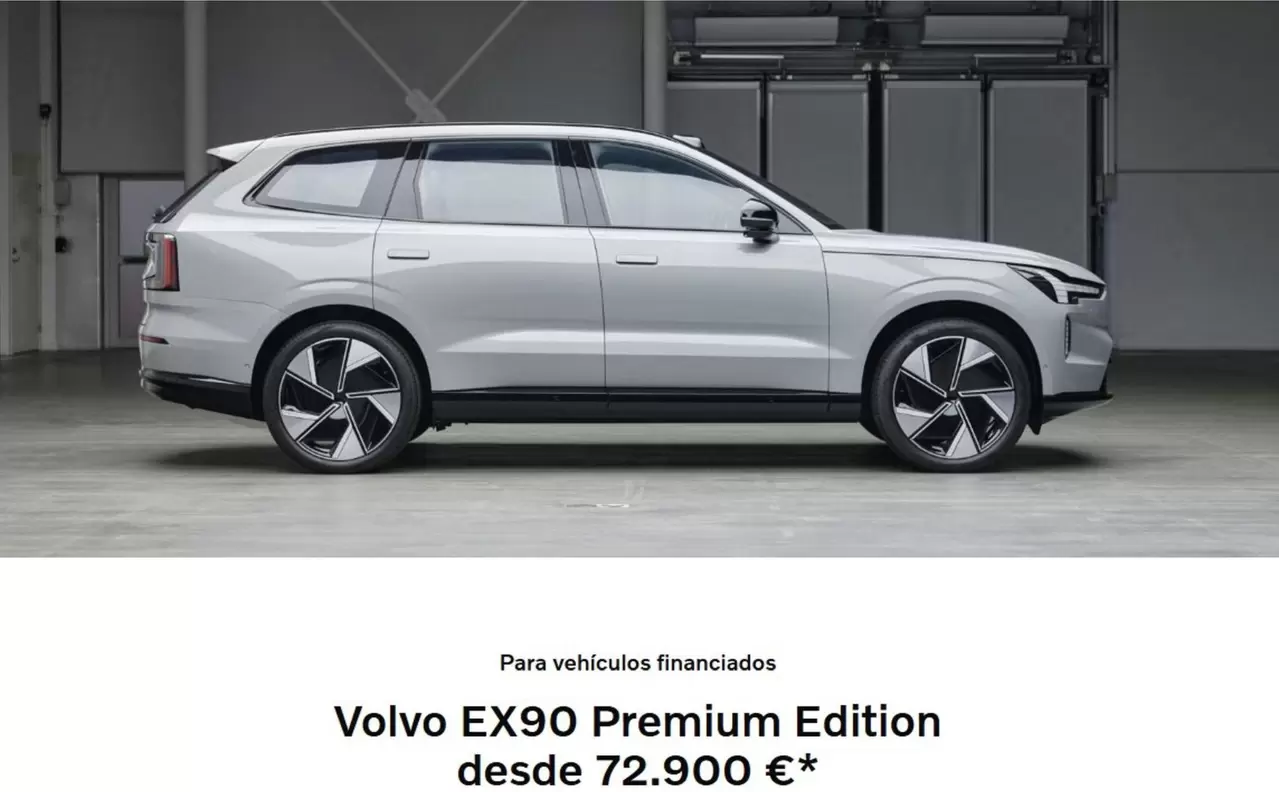 Oferta de Volvo EX90 Premium Edition por 72900€ en Volvo