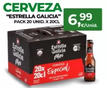 Oferta de Estrella Galicia - Cerveza por 6,99€ en Quality Supermercados