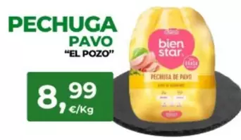 Oferta de El Pozo - Pechuga Pavo por 8,99€ en Quality Supermercados