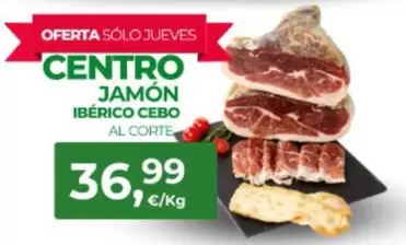 Oferta de Centro Jamón Ibérico Cebo  por 36,99€ en Quality Supermercados