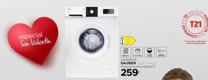 Oferta de Sauber - T21 SERIE3-W6123V por 259€ en Tien 21