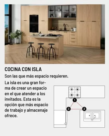 Oferta de Cocina Con Isla en Brico Depôt