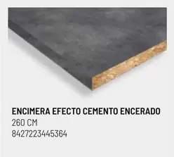 Oferta de Encimera Efecto Cemento Encerado en Brico Depôt