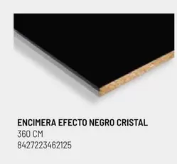 Oferta de Cristal - Encimera Efecto Negro en Brico Depôt