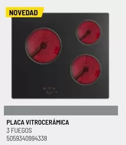 Oferta de Placa Vitroceramica 3 Fuegos en Brico Depôt